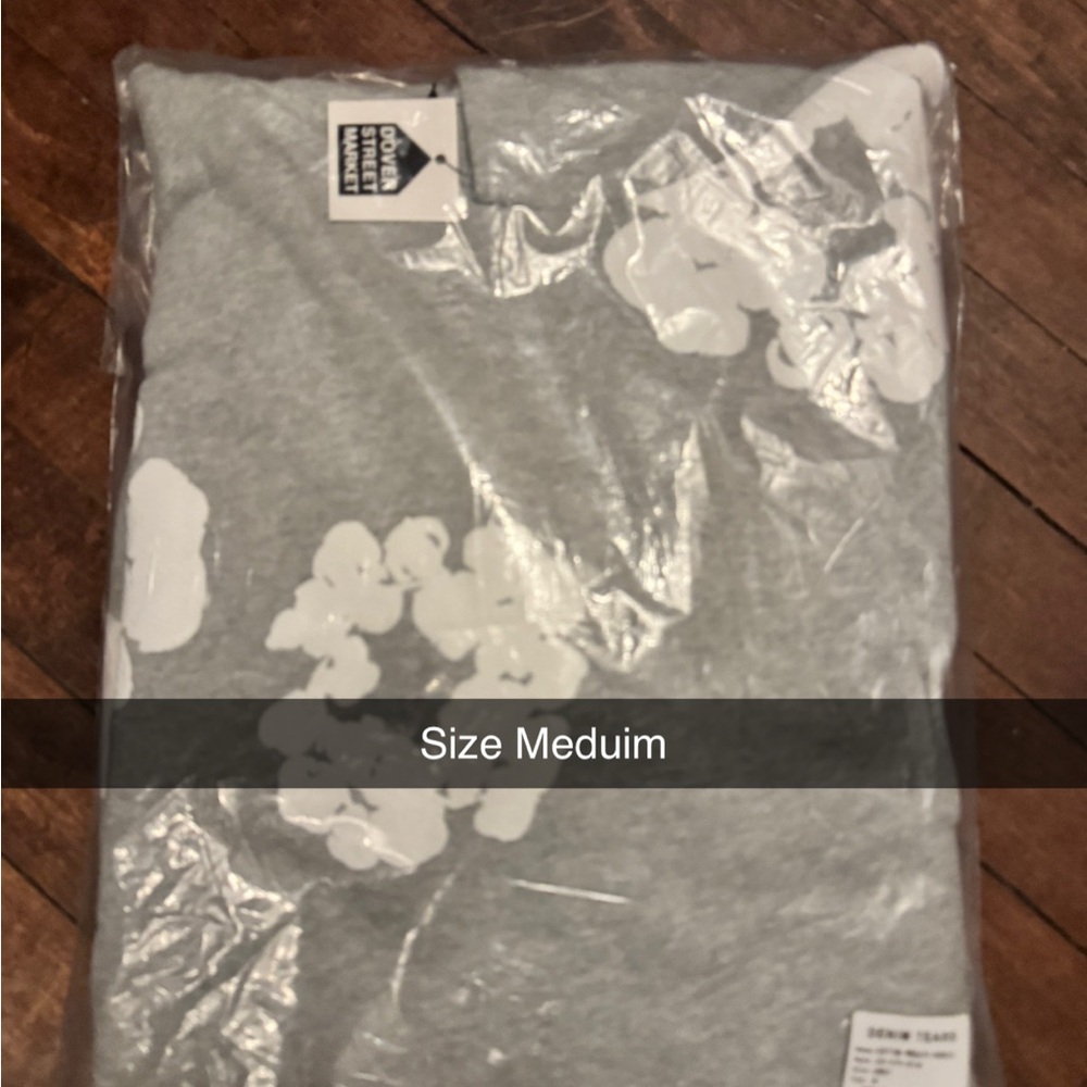 Denim tears hoodie gray